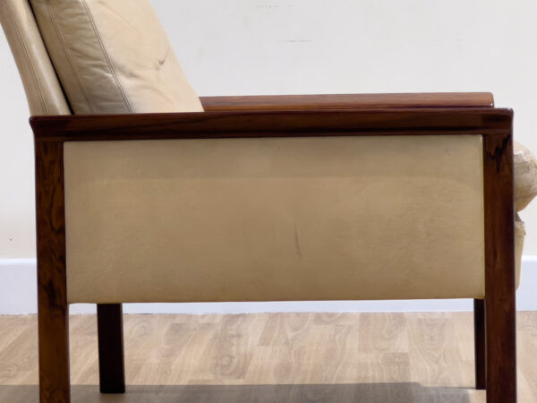 Hans Olsen rosewood chaise longue