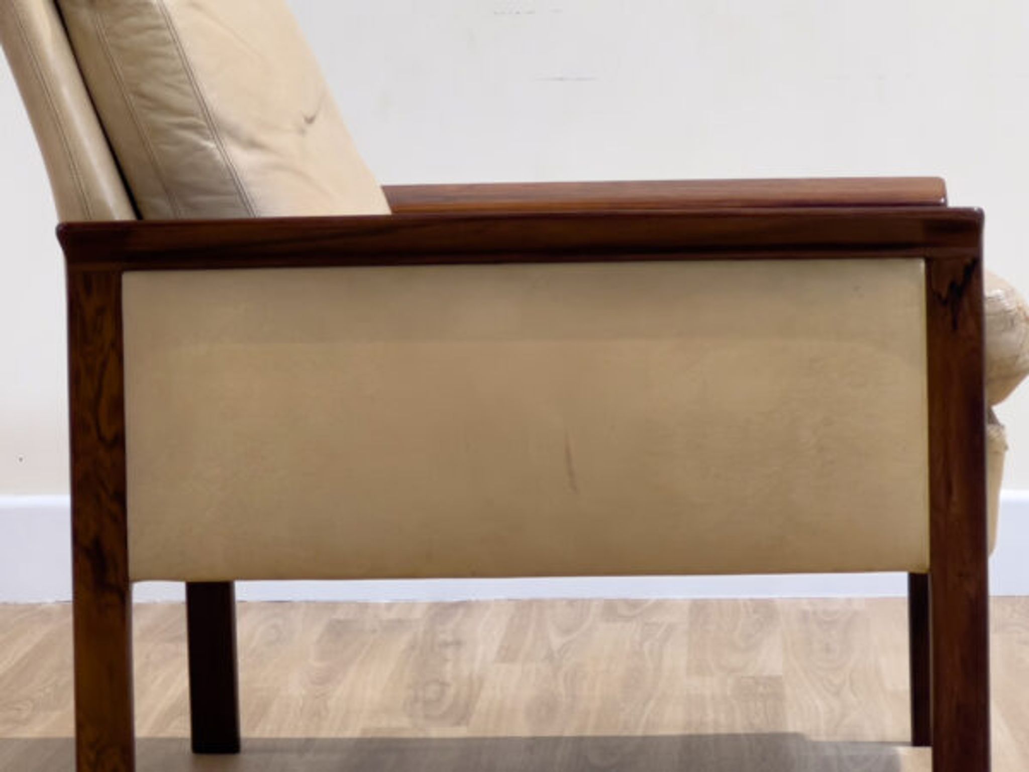 Hans Olsen rosewood chaise longue