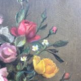 Painting on canvas bouquet of flowers