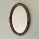 Vintage wooden mini mirror