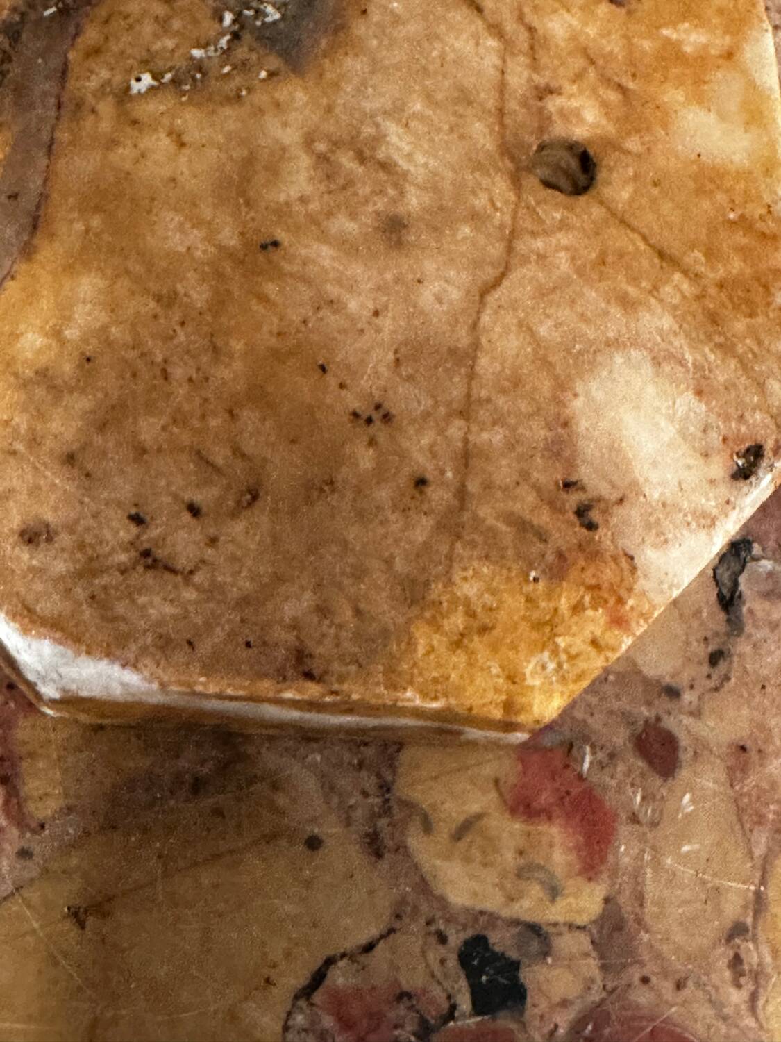 Art Deco Orange Marble Ashtray/ Catchall