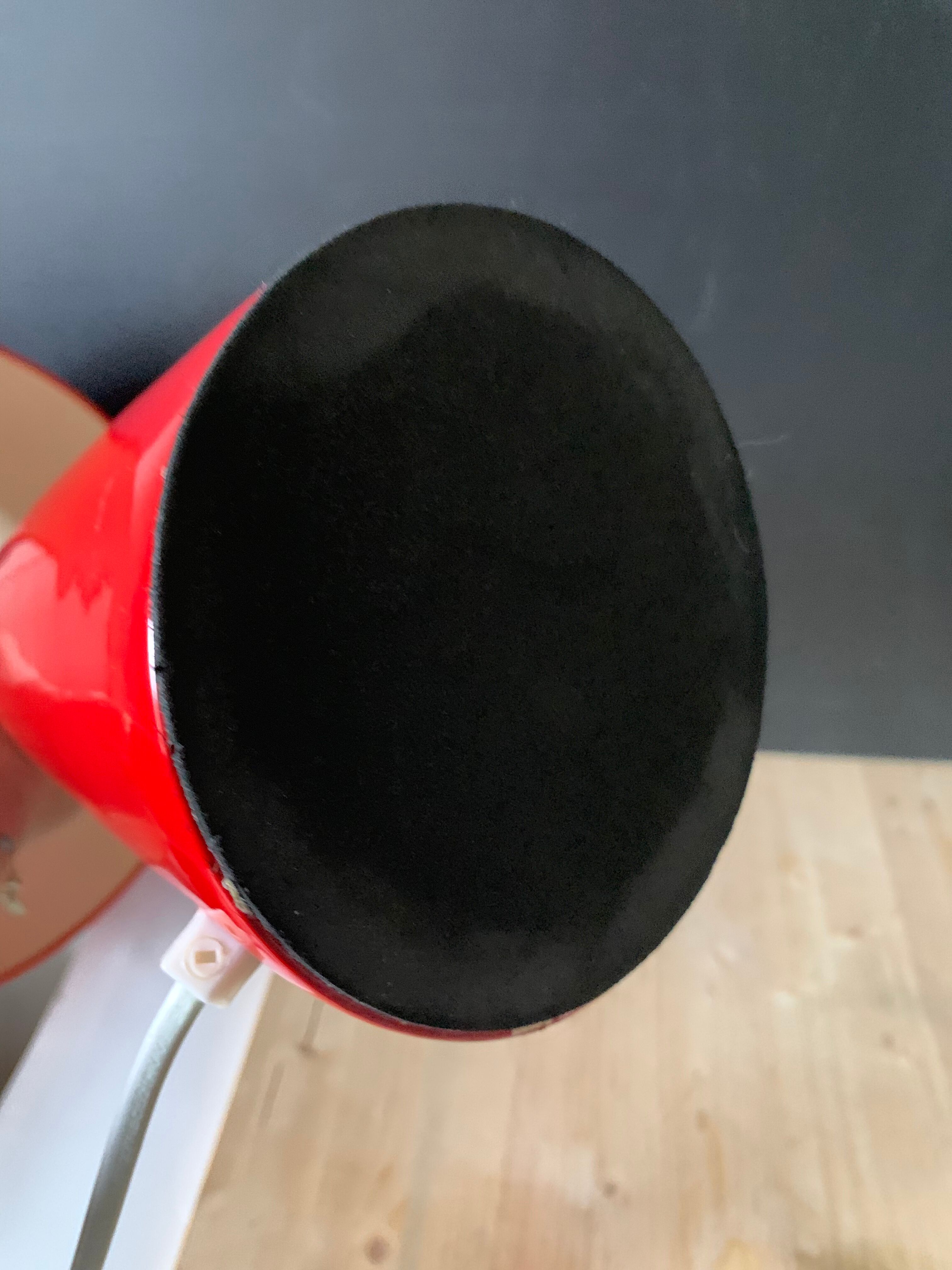 Red vintage lamp