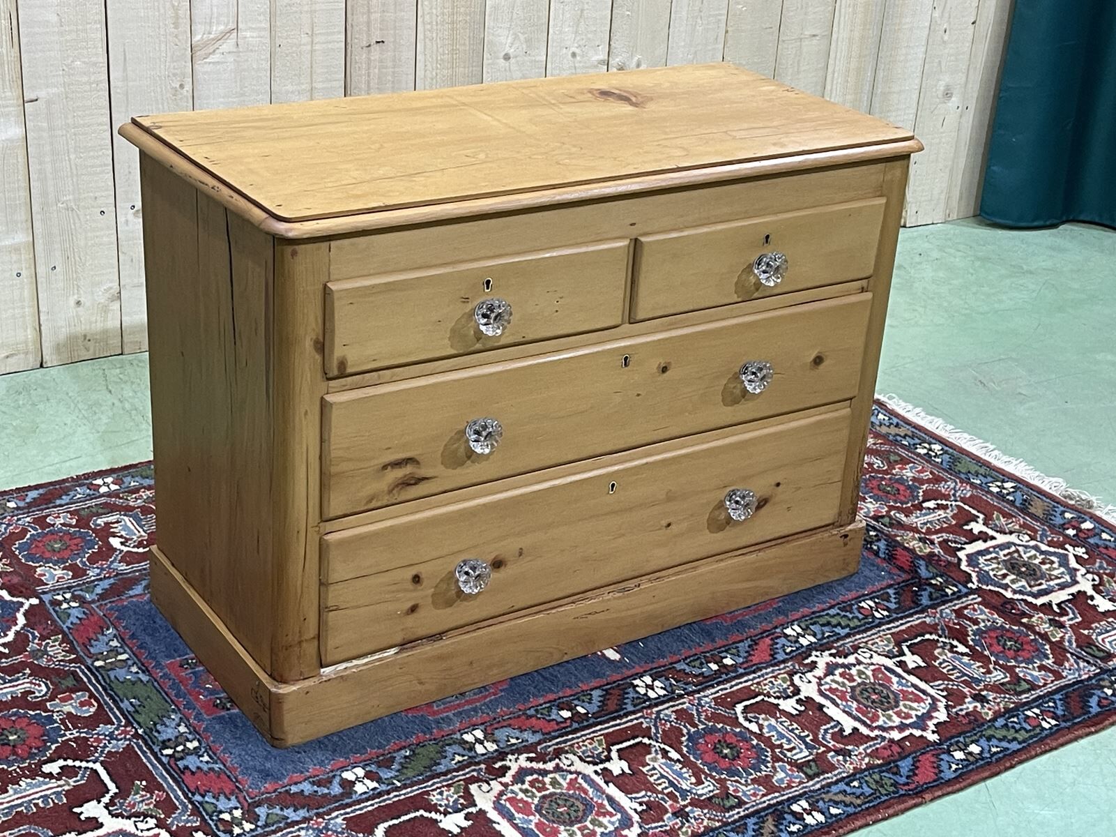 English chest of drawers in fir - early XXth