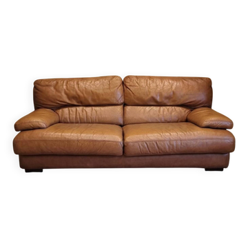 Vintage leather 3-seater sofa "the world of leather"