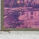 Small metal triptych mirror 42x15cm