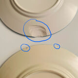 15 assiettes à dessert Lunéville St Clément "Coquelicot"