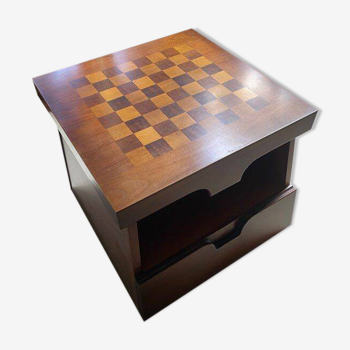 Wooden chess table