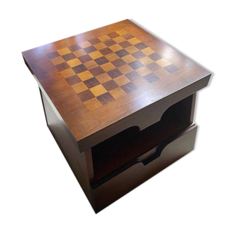 Wooden chess table