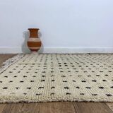 Tapis berbère a pois fait main 250 X 150 CM