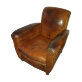 Leather club chair