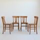 4 bistro chairs, 1950
