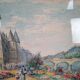 Tableau du marché aux fleurs français du milieu du siècle
