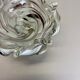 Murano Glass 1,1kg "FLORAL" Bowl Element Shell Ashtray Murano, Italy 1970s