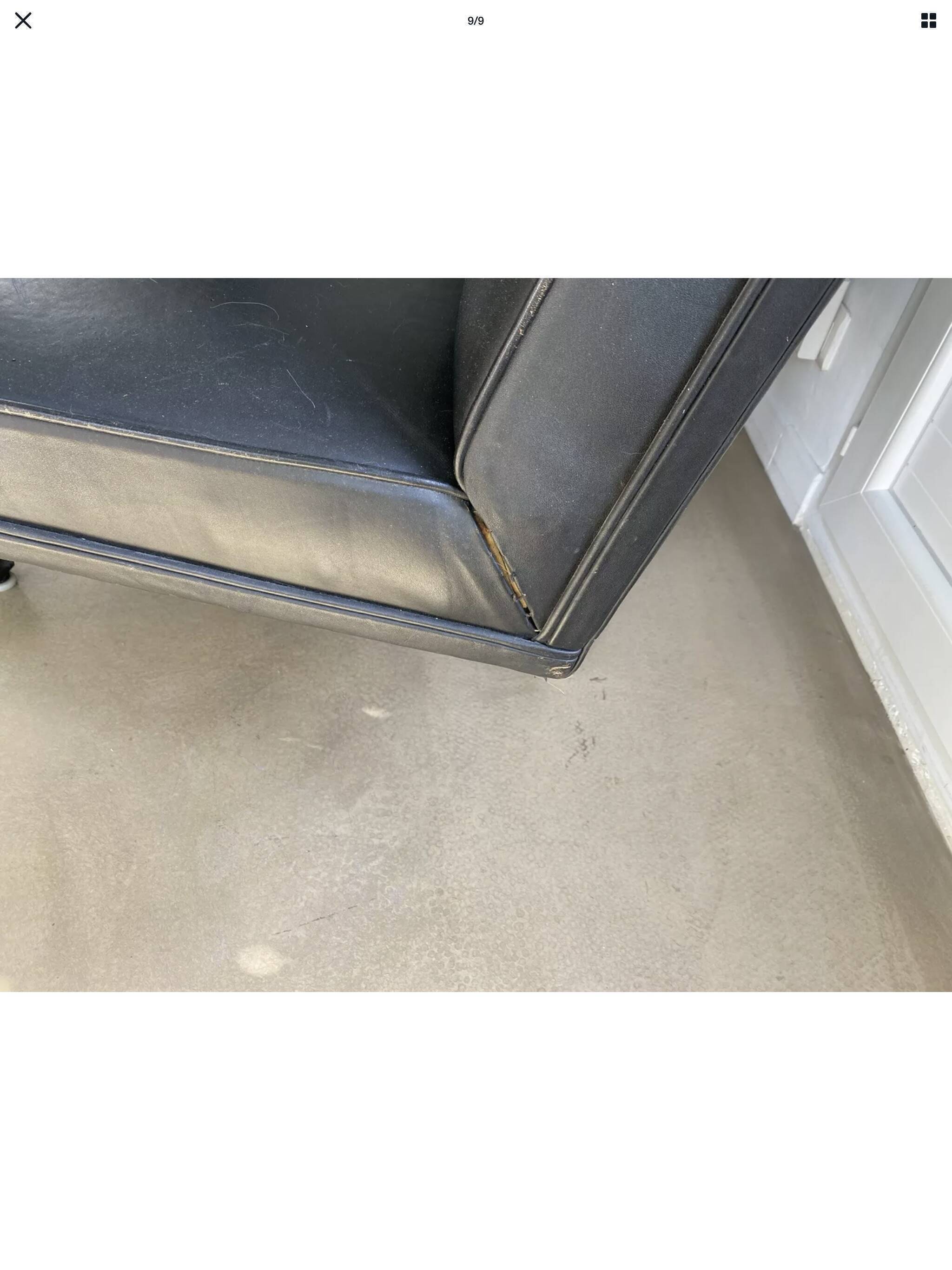 Georges Nelson leather sofa