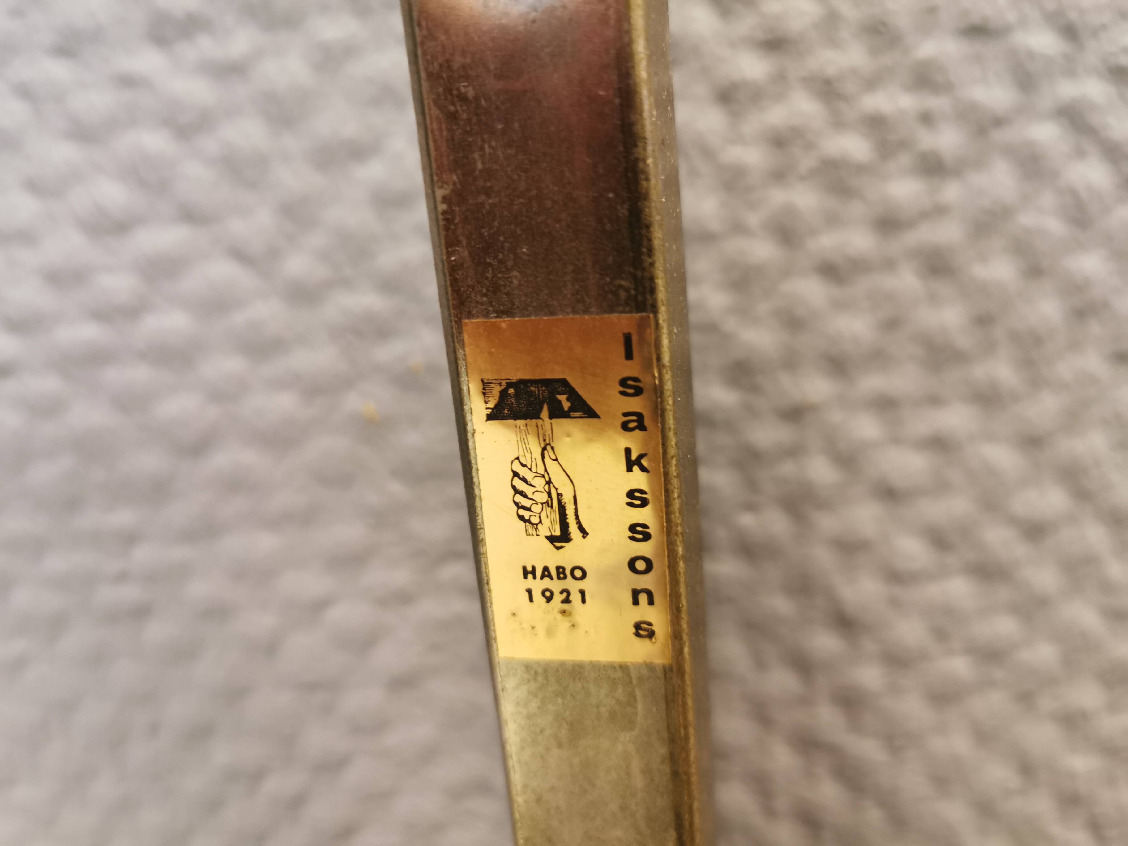 Vintage hat rack, wall-mounted clothes rack, produced in Sweden in the 1960s by Isakssons Habo