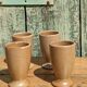 Mazagrans cups in artisanal stoneware by 4