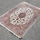 Tapis d'orient jihangir - laine et soie: 1.82 X 1.26 mètres - qualité: laine et soie sur trame coton