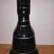 Vintage grey striped black vase