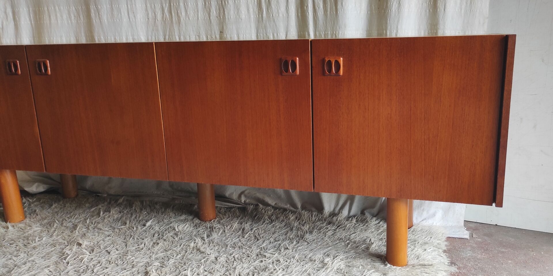 Teak sideboard in Scandinavian style - 1960s/70s