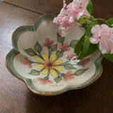 Enamelled dish signed Paul Bay.