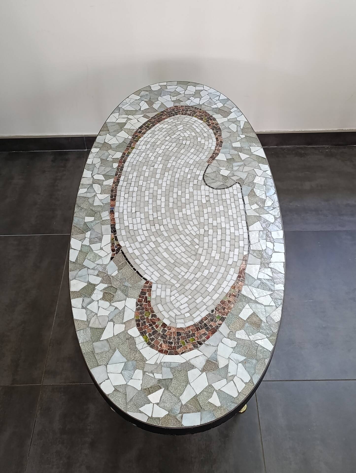 Table basse vintage mosaïque