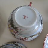 Tasses  et sous tasses  anciennes porcelaine japon