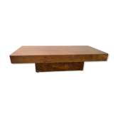 Vintage coffee table in orme magnifying glass