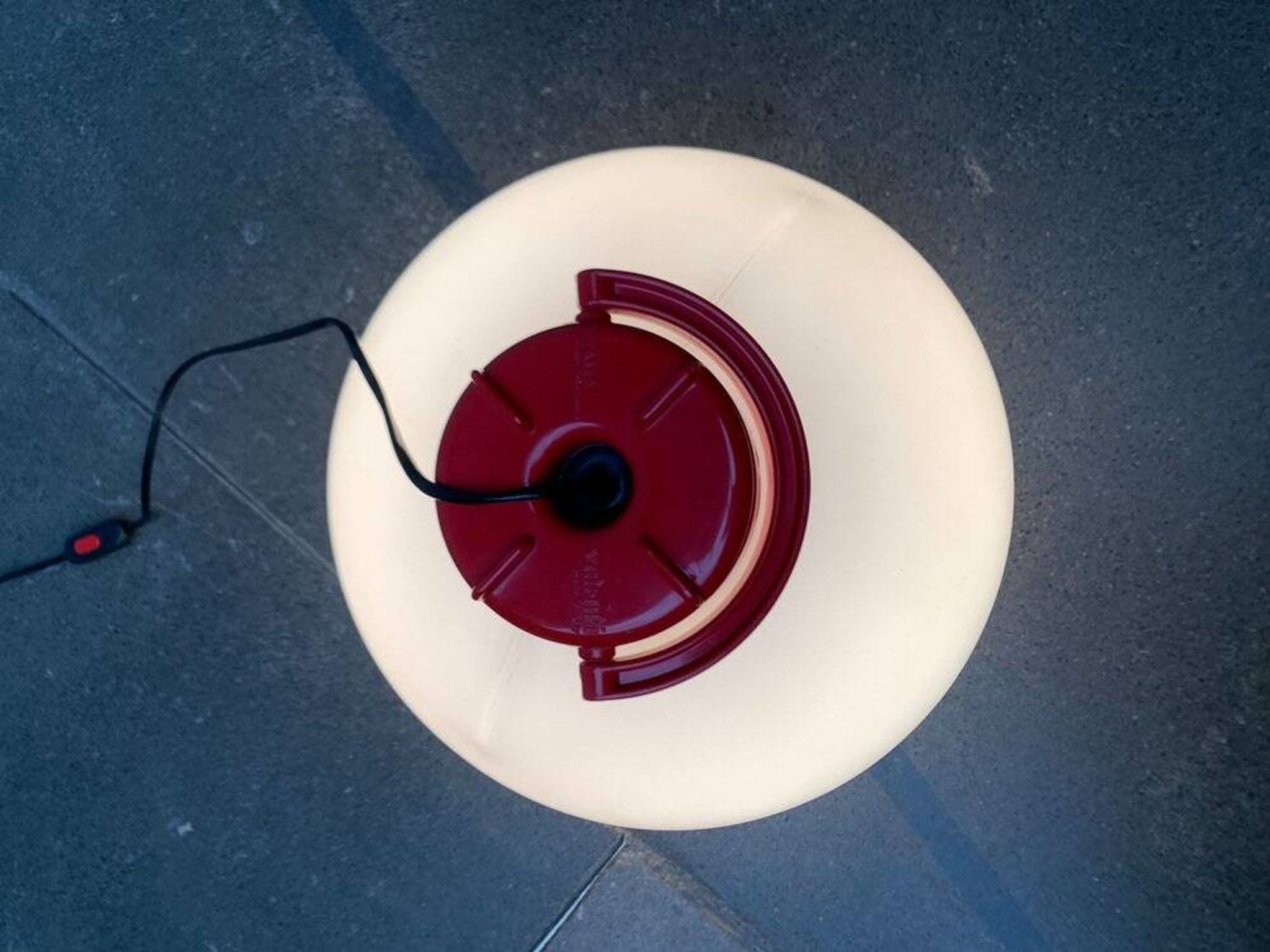 Vintage Italian floor lamp Space Age Tama by Isao Hosoe for Valenti Luce, 1970s