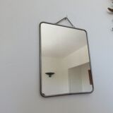 Old barber mirror with chain 50 years 60