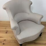 Napoleon III toad armchair forms lambrequin