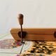 Vintage wall coat rack - 3 hooks