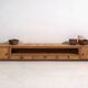Chinese low cabinet in stripped wood – China, Qing dynasty – circa 1900