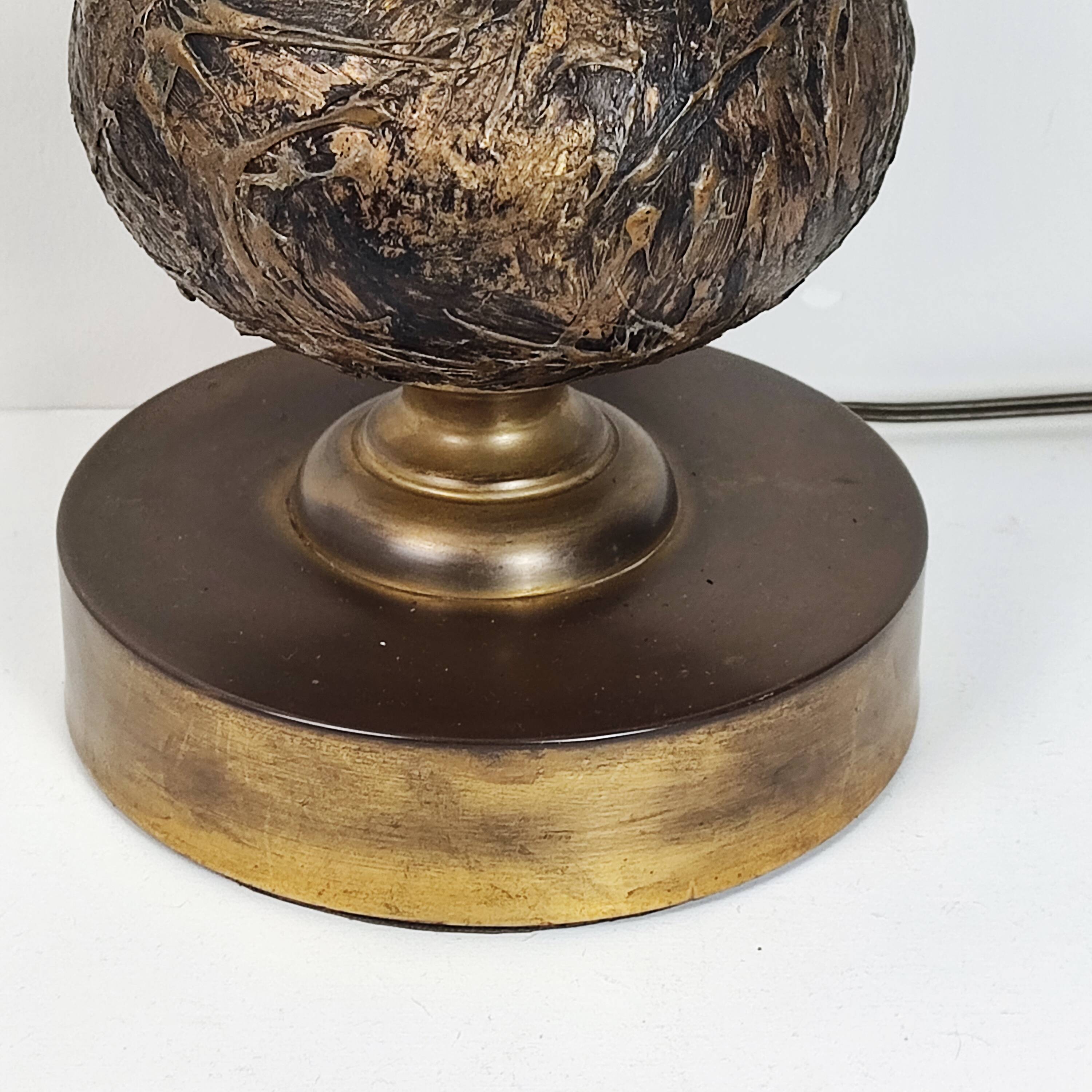 Vintage bronze lamp base