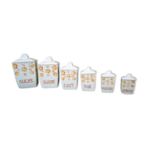 Série de 6 pots à épices