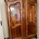 Solid walnut wardrobe