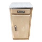 Furniture stored bottle in enamelled sheet metal