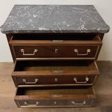 Commode en acajou de style louis xvi d époque du xix ème siècle