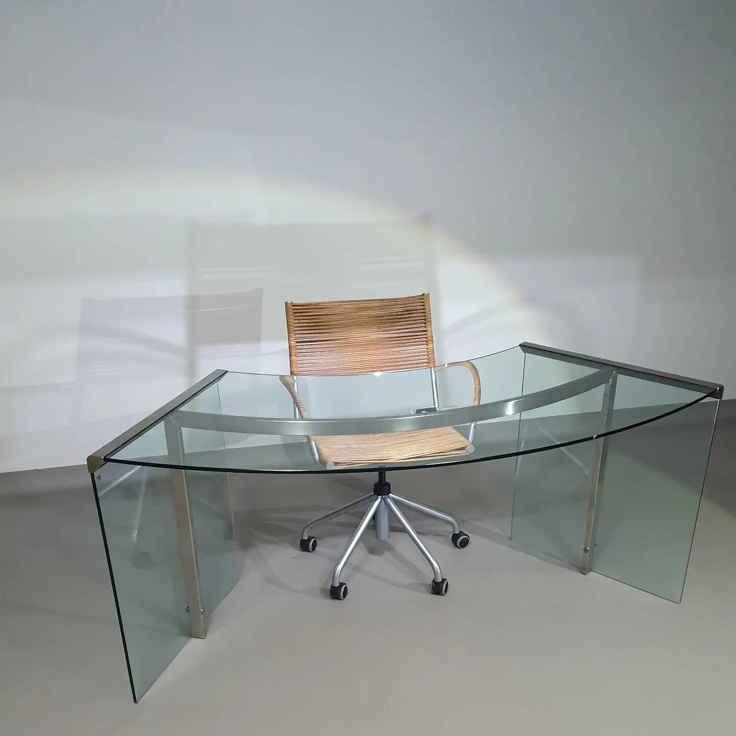 President Desk Galotti & Radice 1970s marked  President desk 172 x 80 x h 74 cm  Without damage or c