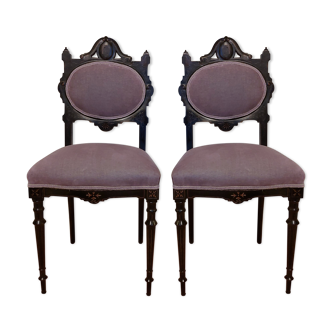 Napoleon III pair of chairs