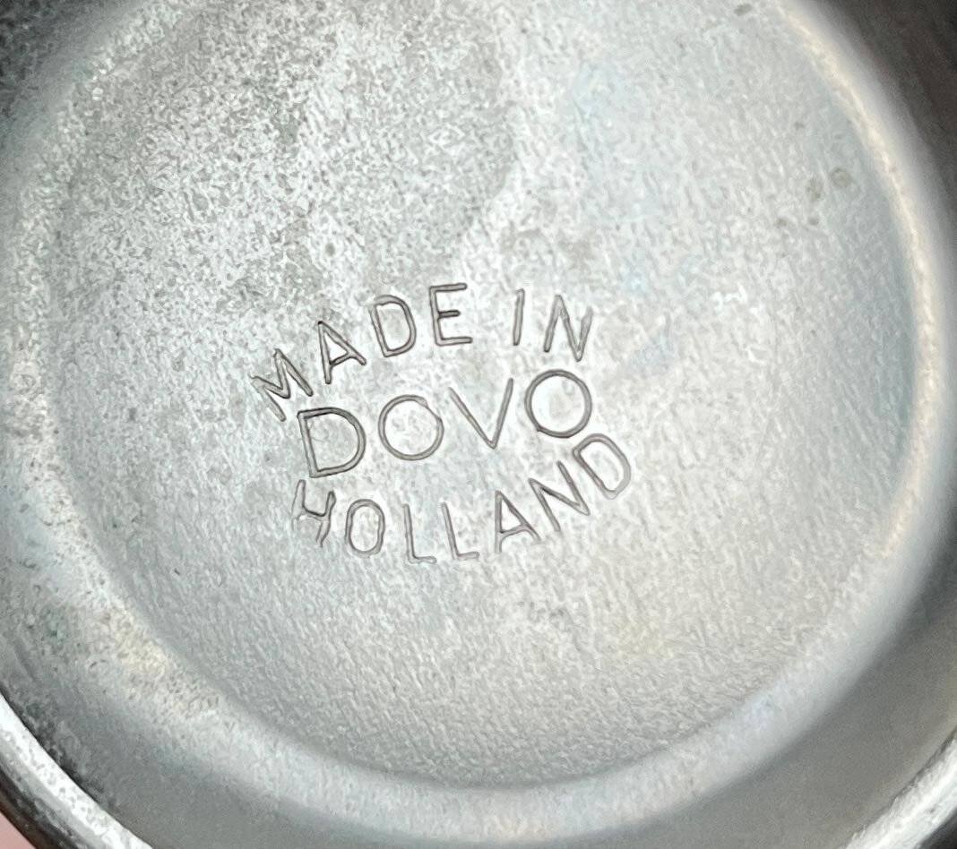 Mid-century pewter carafe vase by Dovo Holland, 1960s.