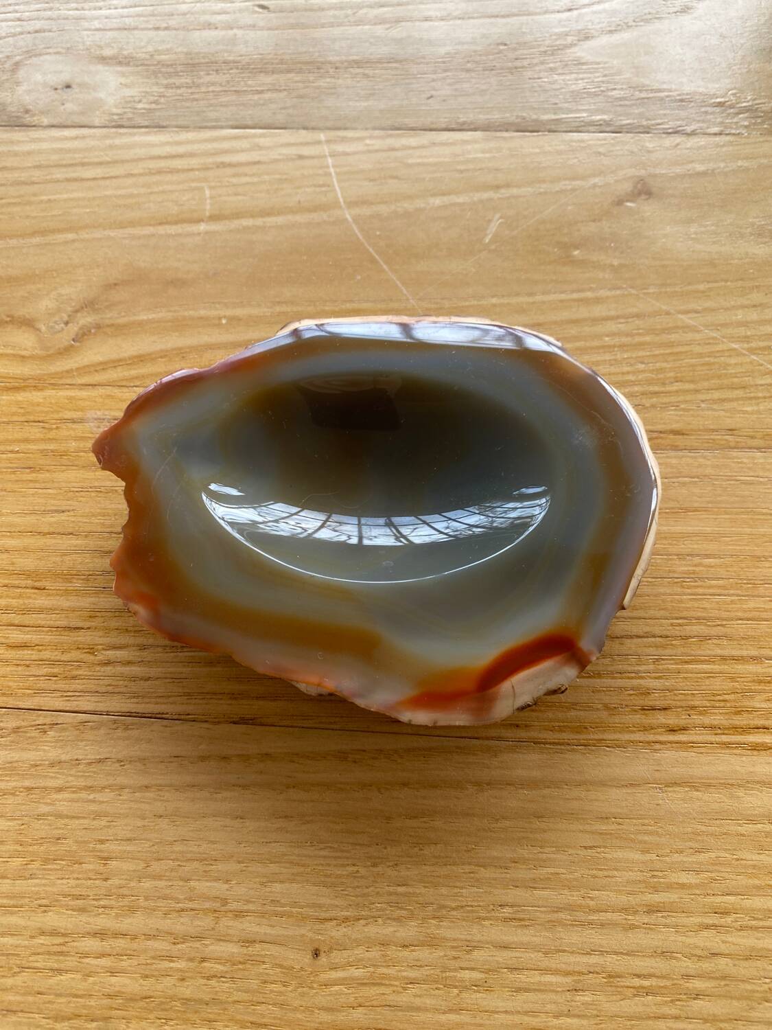 Agate ashtray