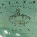 Large Illuminated World Globe Lamp Columbus Fifties