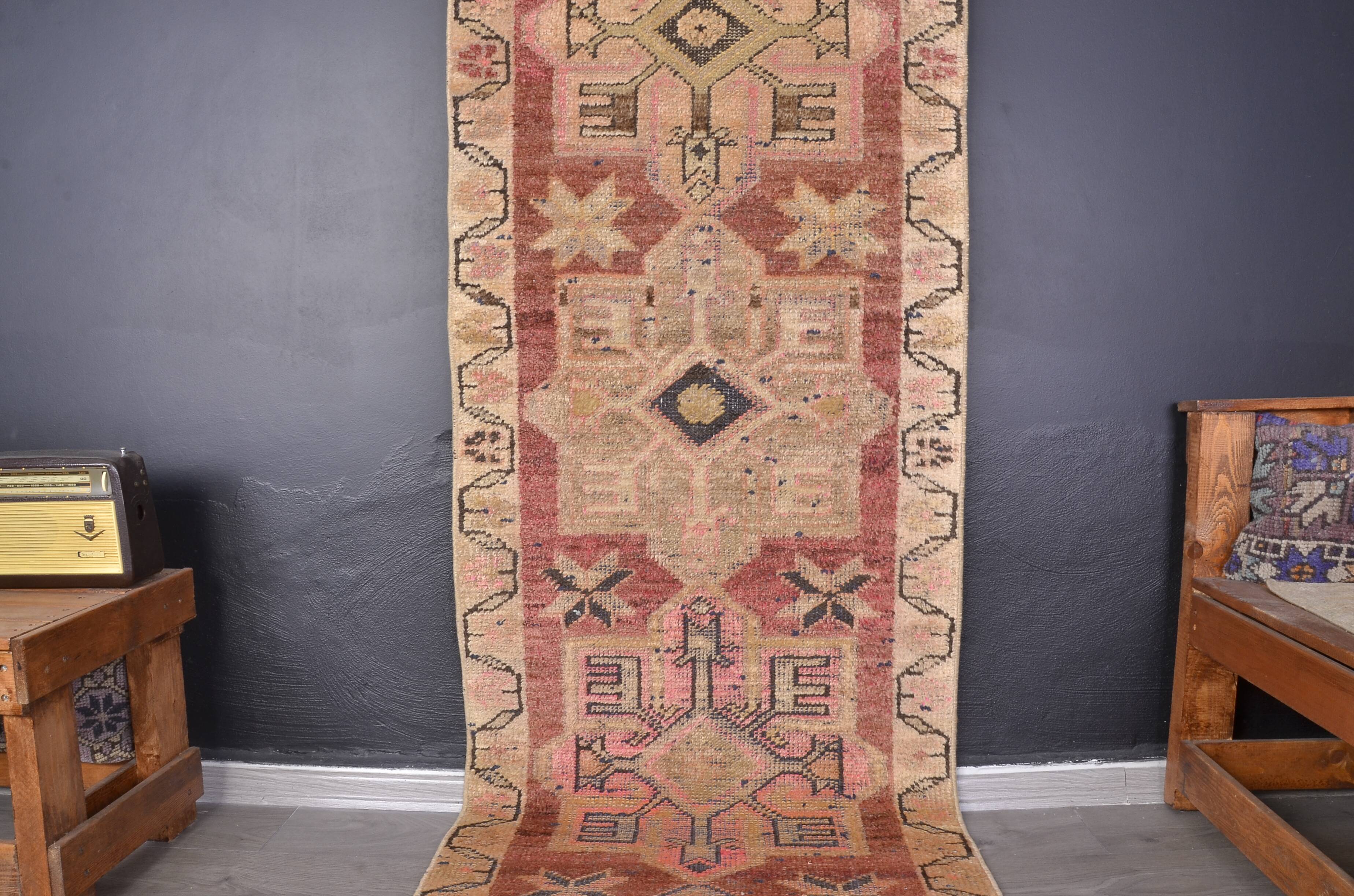 Vintage Hallway Tribal Carpet sku 1873