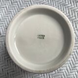 White porcelain pot cover limoges lion's head