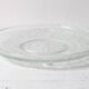 Cibulak Glass Plate: Mid-Century Clear Modern Platter by Pavel Panek/ 1974