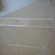 set of 2 vintage plexiglass side or bedside tables 1970