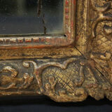 Golden wood regency mirror, 18th century