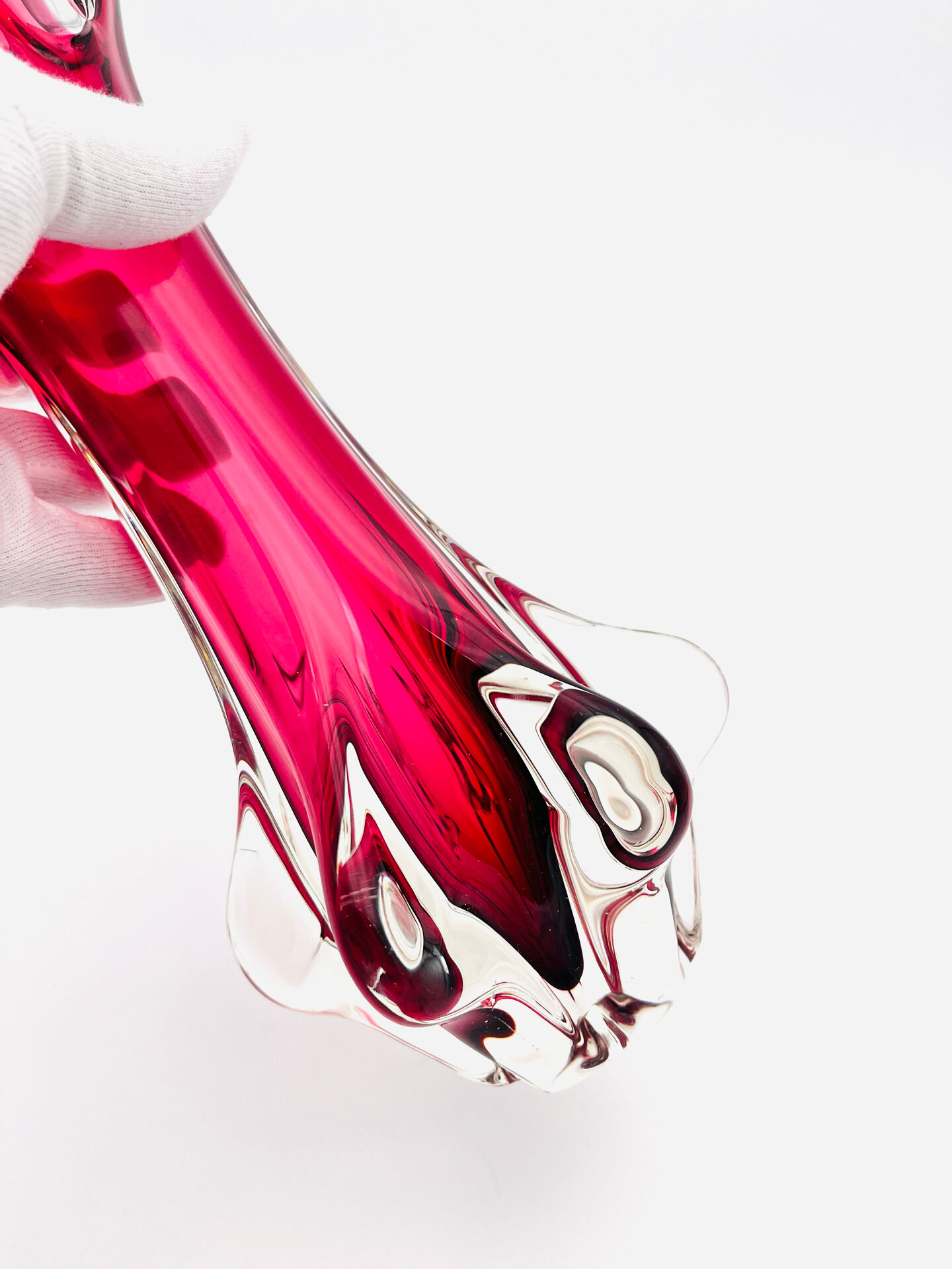 Grand Murano Vase "Chambord" – Fratelli Toso – Sommerso Ruby - 1960