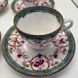 Coffee service, Sarreguemines, Minton, 19th century