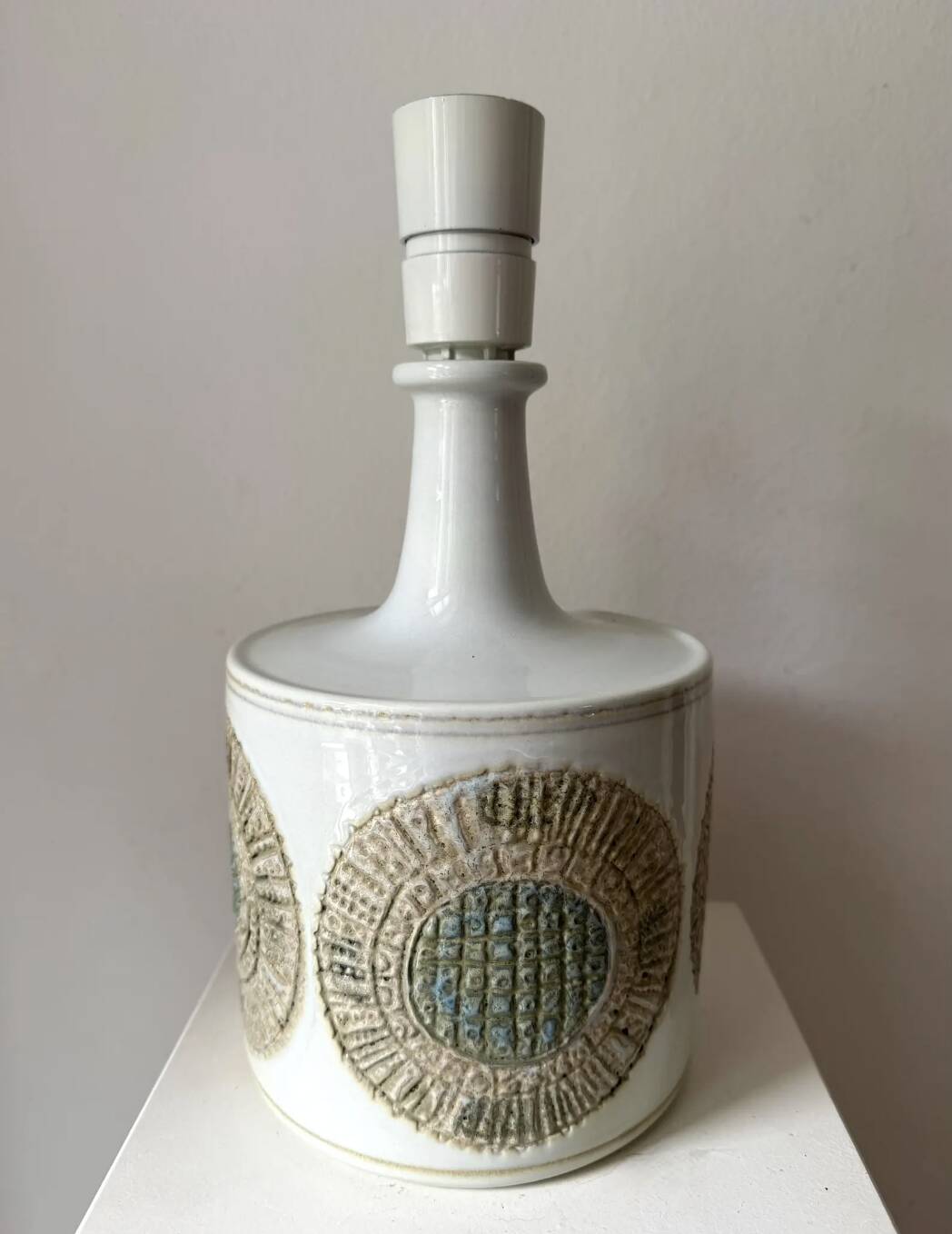 FOG & MØRUP table lamp "SOL" Royal Copenhagen, fayence, danish, 1960s